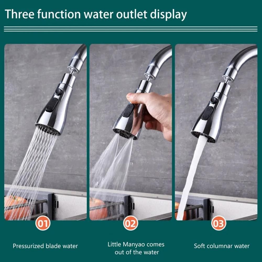 AquaFlow™ 3-Mode Kitchen Faucet Nozzle
