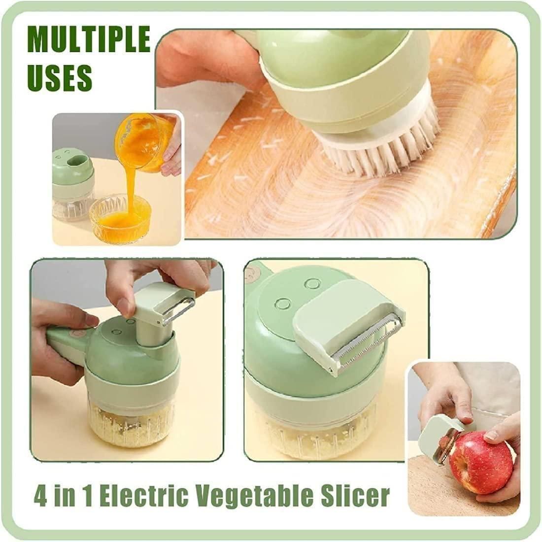 Vellora SlicePro™ 4-in-1 Electric Cutter – Your All In One Kitchen Power Tool (Chop • Slice • Dice • Grind)