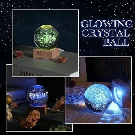 3D Crystal Glow Sphere Lamp