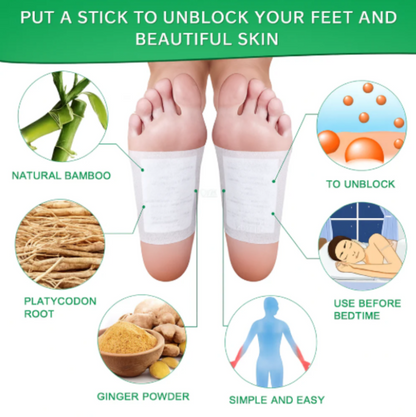 Kinoki 100% Herbal & Gentle Ingredient Detox Foot Pads