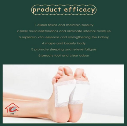 Kinoki 100% Herbal & Gentle Ingredient Detox Foot Pads