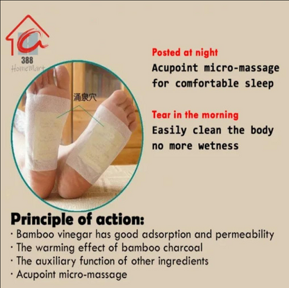 Kinoki 100% Herbal & Gentle Ingredient Detox Foot Pads