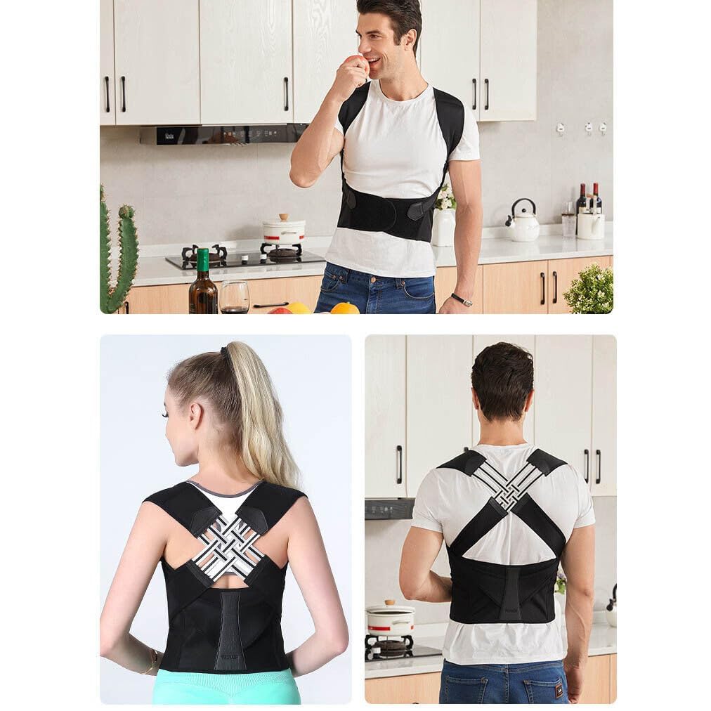 Velora™ Adjustable Posture Corrector – Back, Neck & Shoulder Support