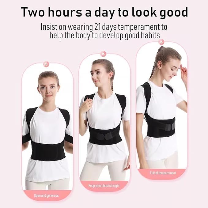 Velora™ Adjustable Posture Corrector – Back, Neck & Shoulder Support